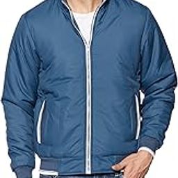 Men's nylon Standard Length Regular Fit Quilted Bomber Jacket - Winter Warm, Insulated, Ribbed Cuffs, and Stylish Design-image-29