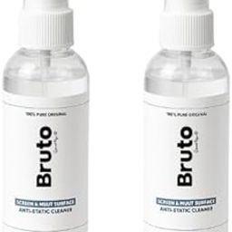 Bruto Screen and Multi-Surface Anti-Static Cleaner Spray 100ml – Pack of 2 | Safe for TV, Laptop, Mobile, Monitor & Glass Screens-picture-20