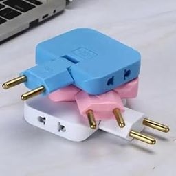4.8Mm Outlet Power Converter Rotate Charger Wall Socket Adapter Splitter Converter Socket One to Three Power Conversion-picture-30