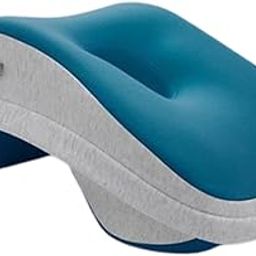 THE STYLE SUTRA Face Down Pillow Portable Desk Napping Pillow for Road Trips Libraries Plane Blue-52