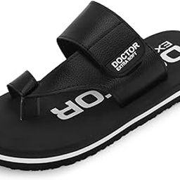 One Toe Slippers for Men Care Orthopaedic Diabetic Dr Stylish House Flip-Flop and Thump Ring Slip on for Gents & Boys D-26-image-4
