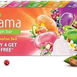 Gel Bar Celebration Pack with 5 unique Gel Bars, 125g (Buy 4 get 1 Free) Combo Pack Of 2-image-49