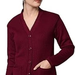 Women's winterwear Woolen Sweater with Pocket Cardigans-picture-20