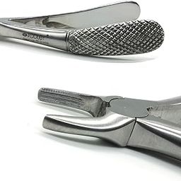 ADDLER Dental Forceps Pedo Children Upper Incisors Easy Grip, No Slip, No Rust, Serrated Handle No:- 560 GP. Life Time Anti Rusting Warranty.-picture-24