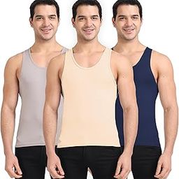 Cotton Vest for Men Sleeveless Lightweight Solid Round Neck Comfort Vest | Ultra-Soft Breathable Innerwear Sando for Gym, Sports, Workout, and Everyday Wear | Regular Fit and Durable Design-image-13