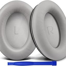 Replacement Ear Pads for JBL Tour One/Tour One M2 Wireless Over-Ear Noise Cancelling Headphones, Earpads Cushions with Softer Protein Leather, Noise Isolation Foam - Grey-image-27