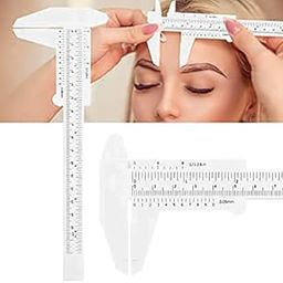 Traditional Tattoo 150MM Vernier Caliper Sliding Measuring Device Makeup Measure Eyebrow Guide Ruler-7
