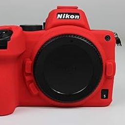 Silicon Cover Protective Camera case Cover Compatible for Nikon Z5 Camera (RED)-image-39