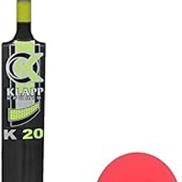 Klapp K-20 Fibre Cricket Bat with Wind Ball, Size 7, Cricket Bat (Black)-picture-18