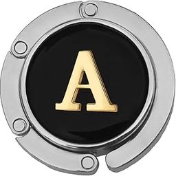FURE Table Purse/Bag Hanger with Initial for Women (Initial A Purse Hanger)-image-6