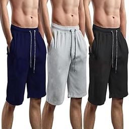 Bee-Fits 100% Cotton Mens Shorts Sporty Light Weight Gym Yoga Pack of 3-17