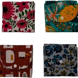 SRINADHI Growth Flip Top Card and Cash Wallet for Women & Girls | Printed Fabric | Multicolor (4)-72