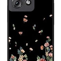 NDCOM for Motorola Moto Edge 50 PRO 5G Back Cover Flowers Girly Printed Metal Case-21