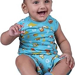 Baby Boys Classic Fit Solid T-Shirt and Short Set | Light Blue-1 | 9-12 Months | KIDS12824-image-111