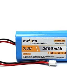 Evtics 7.4V 2000mAh Li-ion Rechargeable Battery Pack with JST-XH 2.54 2-Pin Plug Compatible with RC Cars Trucks Boats Helicopters Drones Toys Electronics LED Lighting & Bluetooth Devices-31