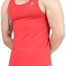Surge Slim Fit Solid Gym Tank Tops for Men-image-7
