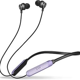 Zimo AeroFlex Bluetooth 5.2 Wireless in-Ear Headphones, 18Hrs Playtime, Deep Bass, HD Calls, Dual Device Pairing, Voice Assist, Type-C Fast Charge Wireless Neckband, IPX4 Water Resistant(Purple/Black)-7