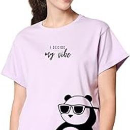 bewakoof Women's Graphic Printed 100% Cotton T-Shirt - Boyfriend Fit, Round Neck, Half Sleeve-picture-18