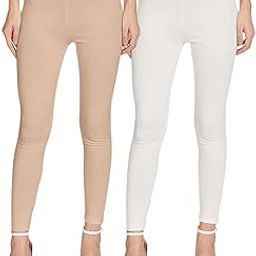 Pure Cotton Skinny Fit Ankle Length Leggings Combo (Pack of 2)-image-27
