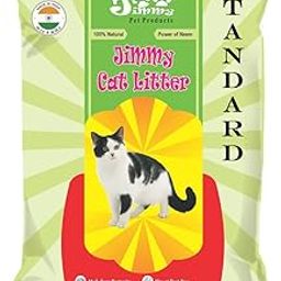 JiMMy Pet Products Clumping Bentonite Cat Litter Sand Jasmine Scented Litter Sand for Cat Standard (25 Kg)-28