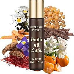 Alternate Scents Oudh Al Safa 30ml Long Lasting Unisex Perfume for Men & Women | 25% Oil concentration |12+ Hours Lasting | Musky,Fresh,Oriental | Extrait De Parfum | Notes of Musk,Sandalwood,Myrrh,Oud-image-64