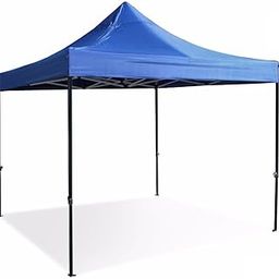 Gazebo Pop Up Canopy 2X2 M Tent | Easy Outdoor Sun Shade Events, Parties, Camping, Garden, Promotional Activity | Foldable Gazebo Tent with 4 Side Open (Blue)-image-14