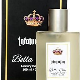 BELLA CIAO Infatuation Eau de Parfum | Long Lasting Luxury Fragrance for Men & Women | Elegant Daytime Fragrance Scent | Premium Perfume for Parties & Special Occasions (100 ml)-image-0