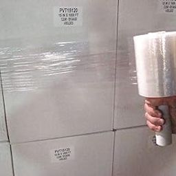 Hand Stretch Wrap, Clear, 1000 ft.L, 5In W-image-24