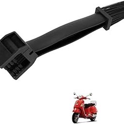 Kozdiko Bicycle and Motorcycle Chain Cleaning Brush, Gear Cleaning Brush Multifunctional 3 Sided Bristles Chain Cleaner Brush for Vespa-15