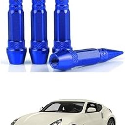 LOVMOTO 4PCS Spiked Shape Tire Valve Stem Caps, Aluminum Car Air Stem Cap, Universal Tire Valve Stem Covers for Cars, SUV, Trucks, Bikes, Motorcycles Comfortable with 37-0z-image-75