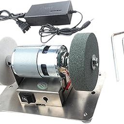 STYLEHEAVEN Mini Bench Grinder Craft Polisher for Metal Working Edge Polishing Polishing Style B|Home & Garden|Tools|Power Tools|Grinders-image-38