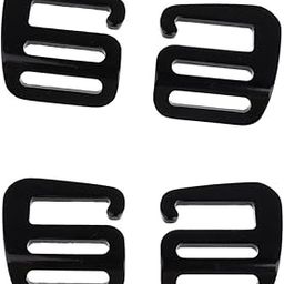 CALANDIS® 2 Pcs 1 inch G Hook Outdoor Webbing Buckle for Backpack Strap 25mm Black-image-64