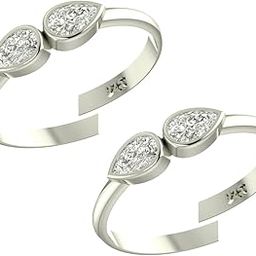 Peenzone 925 Simple Yet Elegant Silver Toe Rings (Leg Finger Rings) in Pure 92.5 Sterling Silver for Women | Toe Rings for Women and Girls | With Certificate of Authenticity and 925 Stamp | Chandi Bichiya-image-12
