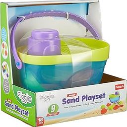 Giggles Funskool Junior Sand Playset, Educational & Creative Construction Toy for Kids, Encourages Learning & Development, Fun Activity for Preschoolers, Gift Set for Kid, Age 18+ Months-image-1
