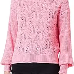 vero moda Women's Cotton Casual Pullover Sweater-picture-0