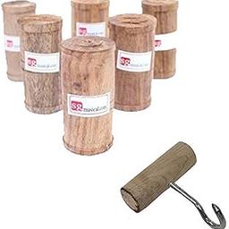 SG Musical Handmade - 6 Tabla Dayan Gatta, Tabla Hook Combo Tabla Accessories |Tabla Bag Carry Case-picture-6