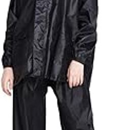 Casual Solid Women Raincoat (2001_Women Raincoat_Black_3XL)-image-51