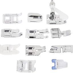 Imported 11Pcs Multifunction Presser Feet For Brother Singer Domestic Sewing-image-24