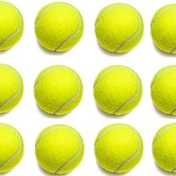 A T Creation Light Weight Tennis Ball | Perfect for Recreational Sports, Cricket and Kids, Pack of 12 (Green)-image-91