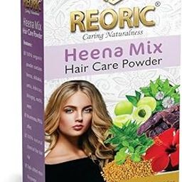 Reoric henna mix powder for hair growth |Organic Henna Mix Powder With Amla, Shikakai, Hibiscus, Bhringraj, Neem, Methi Powder For Hair Colour & Conditioning(100g,Pack of 1)-image-20