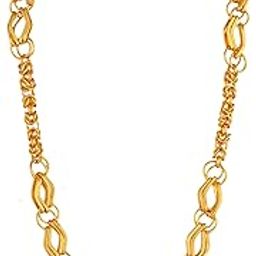 Chain for Men Boys Husband gents boyfriend Stylish golden Chain 1 one gram gold Neck Chain for Men Stainless Steel Chains for boys Jewellery Birthday Gift Anniversary fashion necklace-266-image-51