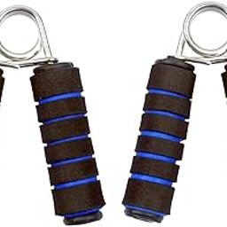 India Best Foam Hand Grip (Pack of 2) for Training,Exercise and Gym # Men, Women, Kids # Blue-image-37