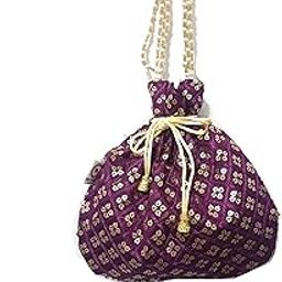 Weadding Potli Bags for women girls ladies | Ideal women batwa purse potli for Parties any occasion as Traditional return gift-image-104