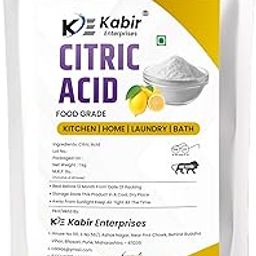 Kabir Enterprises Citric Acid Powder-1 Kg (Pack of 1)| Citric Acid Powder For Cleaning - Food Grade,Multiple Uses for Kitchen,Home,Laundry & Bath-7