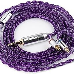 NICEHCK PurpleSE 8 Core Furukawa PCUHD Copper IEM Cable:Replace Extension Earphone Cable,MMCX/0.78 2PIN Removable Metal Connector 2.5/3.5/4.4mm Plug,HiFi Wired Earbuds Soft Upgrade Cable-image-56