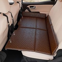 AIRBRACE Fabric Foldable Car Bed With Wooden Base (Non-Inflatable Type, Brown, Full)-image-15