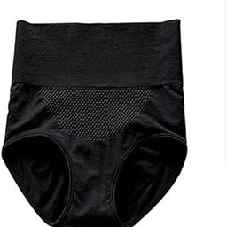 Women's High Waist Tummy Control Shapewear, Seamless Cotton Hipster Panty, Free Size, Pink-image-94