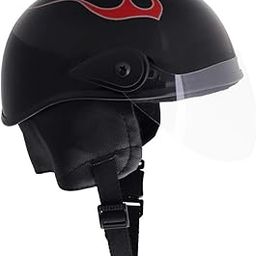 Sage Square Adjustable Kids Safety and Comfort Helmet with Sticker (Glossy Black, 3-12 Years)-image-13
