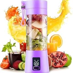 Customized City® Portable Juicer Blender – USB Rechargeable Mini Fruit Mixer for Smoothies, Shakes, Juices – Compact, Waterproof & Easy to Clean – For Home, Gym & Travel-14