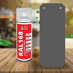 one sixty eight RAL 168 Multipurpose Color Paint Spray, RAL shade Spray Paint 400 ml (Dark Grey)-image-74